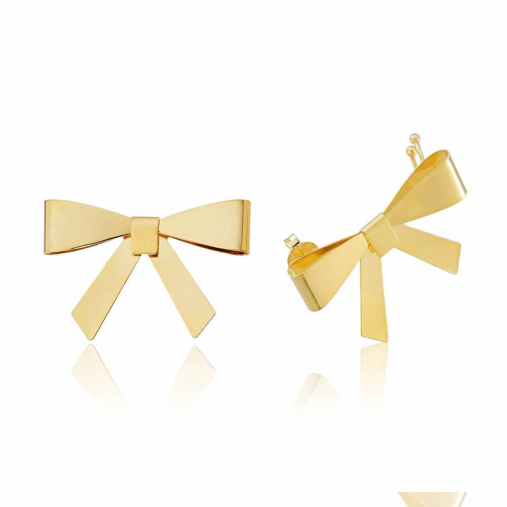 NEW SHEILA FAJL women's mini camilla stud earrings in gold